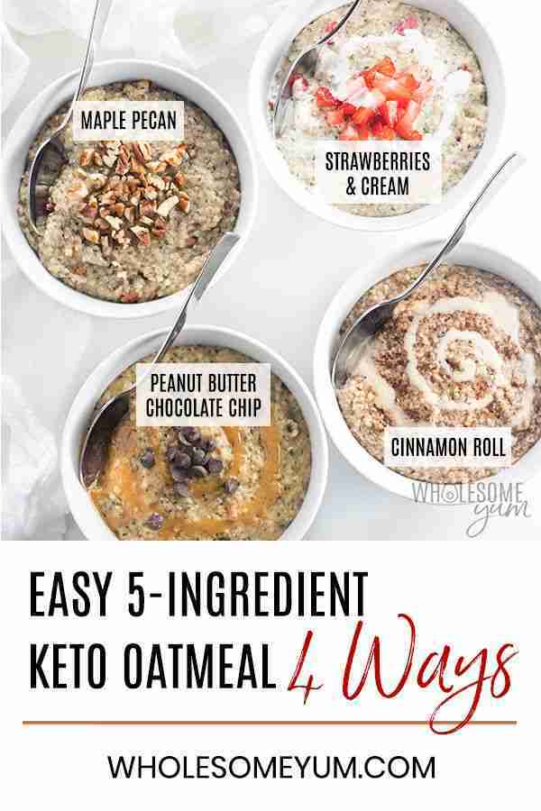 Easy Low Carb Keto Oatmeal Recipe