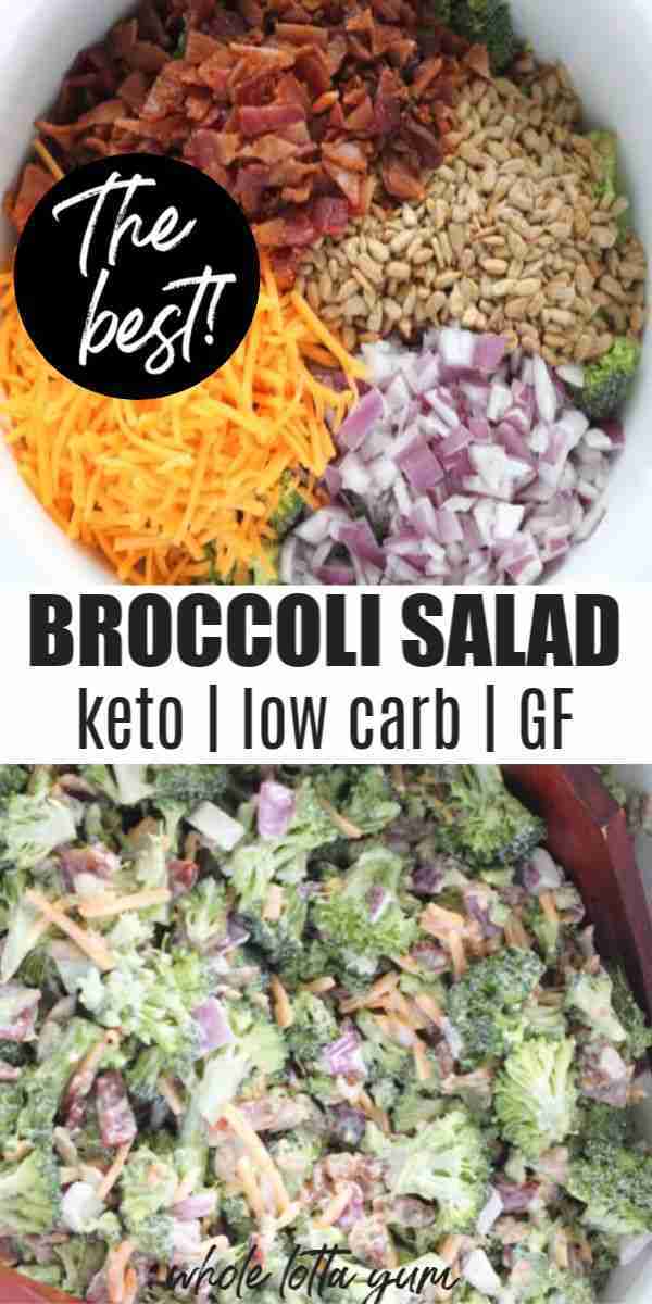 Keto Broccoli Salad Without Sugar
