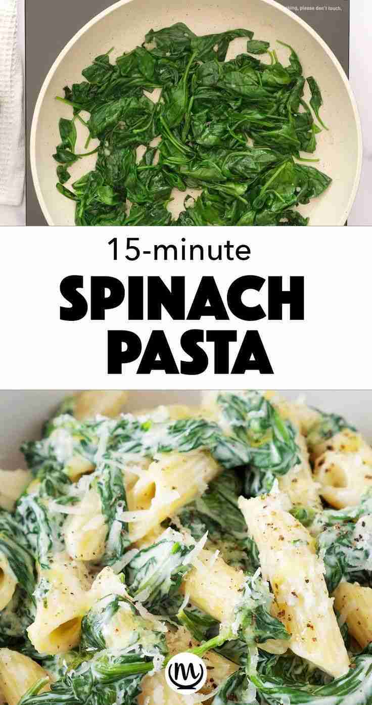 Quick Spinach Pasta