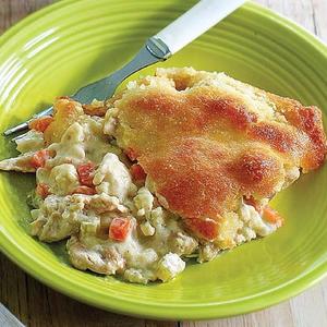 Keto Chicken Pot Pie Casserole Recipe