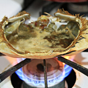 Stovetop Crab Innards