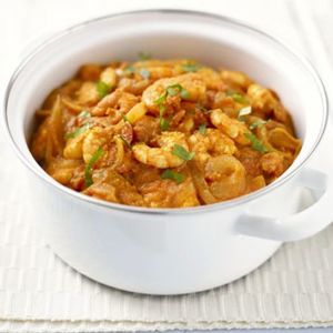 Easy Thai prawn curry