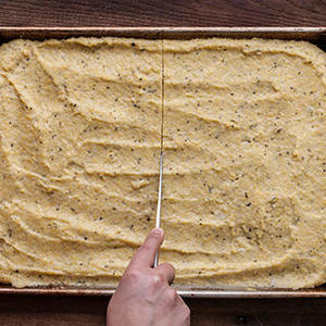 Vegetarian Butternut Squash and Swiss Chard Polenta Lasagna