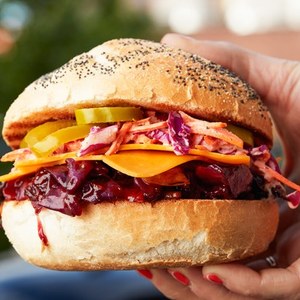 Beer-Can Cabbage Sandwiches