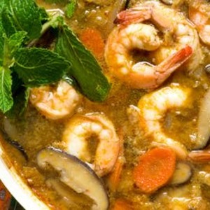 Recipe: Sesame Ginger Shrimp and Cabbage Stew