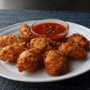 Fried Mozzarella Puffs