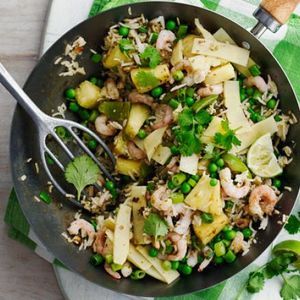 Thai fried prawn & pineapple rice