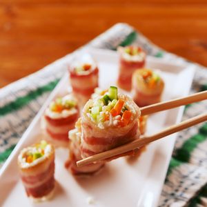 Keto Bacon Sushi