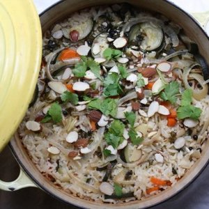 Eat for Eight Bucks: Coconut-Vegetable Rice Pilaf with Peppercorns Recipe