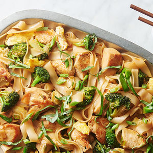 One-Pot Chicken Pad See Ew