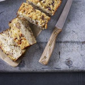 Fennel & chestnut loaf with cranberry relish