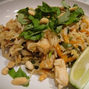 ‘The Food Matters Cookbook’: Spicy Fried Rice with Bean Sprouts, Chicken, and Peanuts Recipe