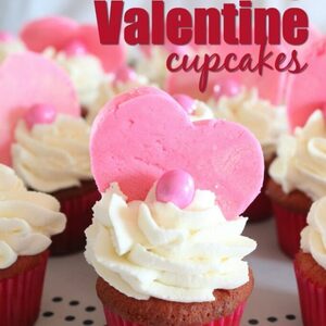 Mini Keto Valentine Cupcakes