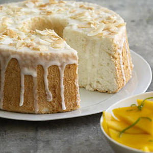 Lime-Glazed Angel Food Cake