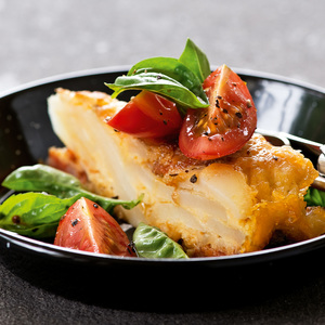 Spanish tortilla with chorizo and manchego