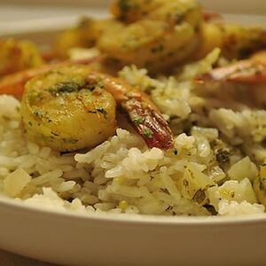 Shrimp Biryani (Indian Shrimp and Rice)