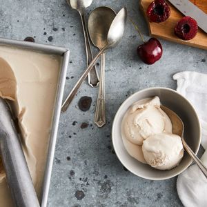 2-Ingredient Toasted Marzipan Ice Cream From Alice Hart