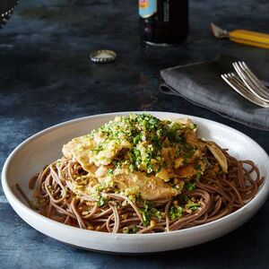 Braised Peanut Chicken Curry with Thai Gremolata