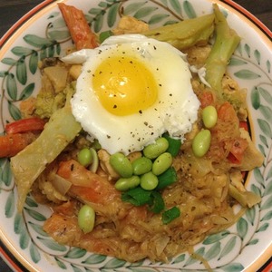 Spicy Thai Peanut Kelp Noodle Pad Thai