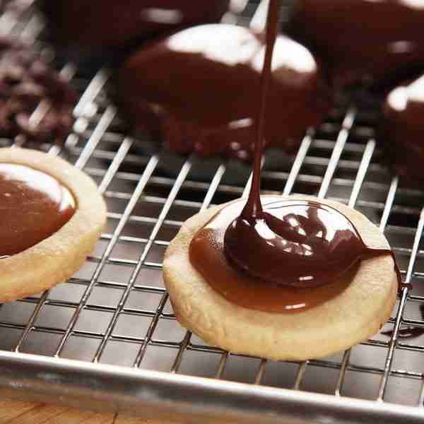 Chocolate-Covered Caramel-Filled Shortbread Cookies (a.k.a. Homemade Twix) Recipe