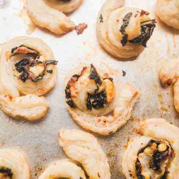 Recipe: Puffed Spirals with Leftover Greens