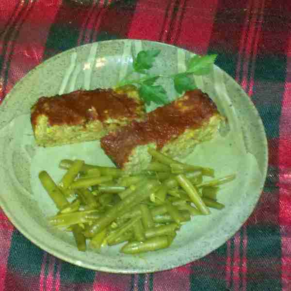 Vegetarian Gluten-Free Meat Loaf Comfort Food