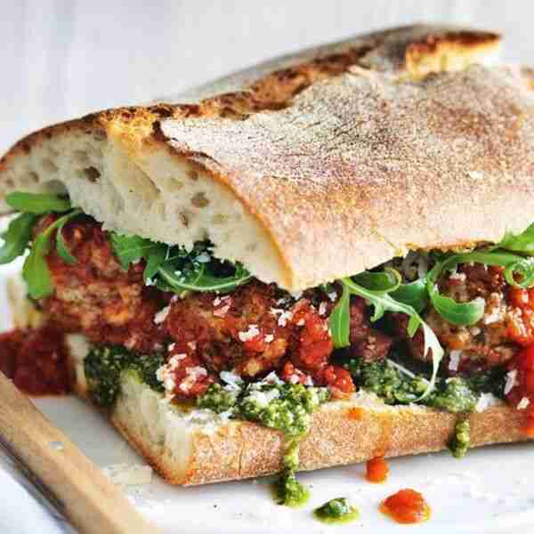 Matt Moran’s easy meatball sandwiches