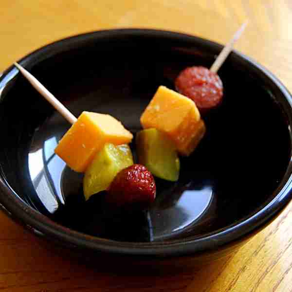 Sausage, Pickles, and Cheese