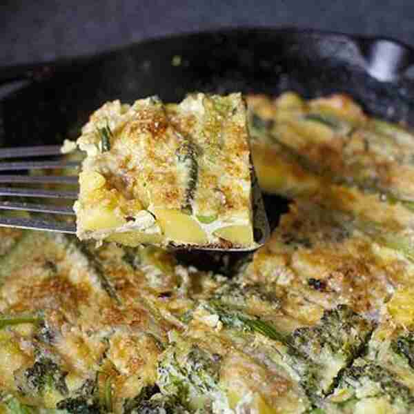 Potato And Broccolini Frittata