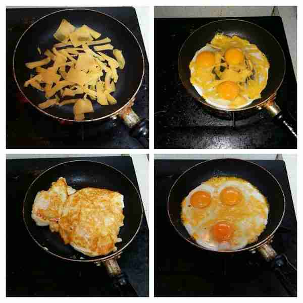 Crispy Cheddar Bottom Eggs