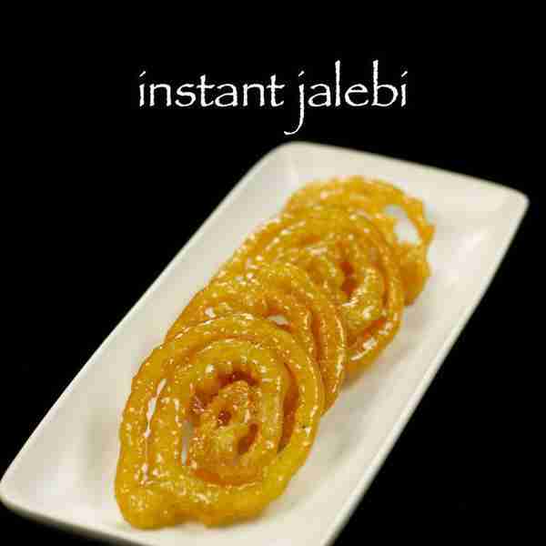 instant jalebi recipe | homemade crispy ja