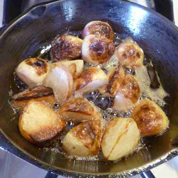 Browned Butter Baby Turnips