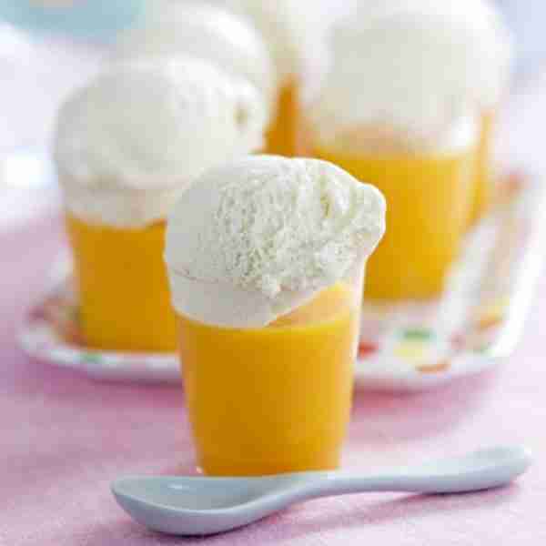 Smoothie Jellies With Ice Cream