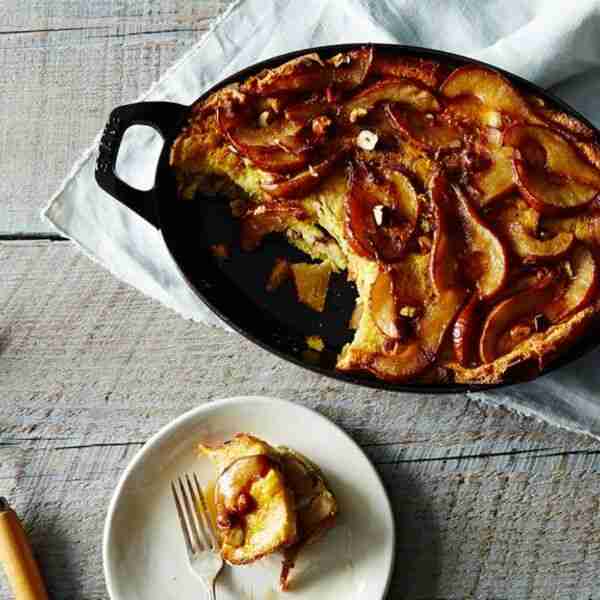 Caramelized Pear French Toast Bake