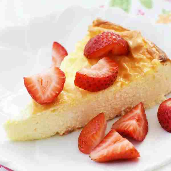 Crustless Keto Cheesecake