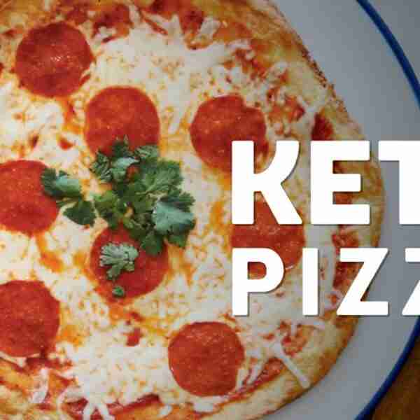 Keto Pizza with Pepperoni