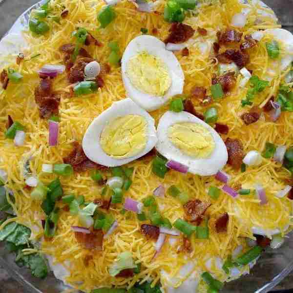 Keto Layered Salad