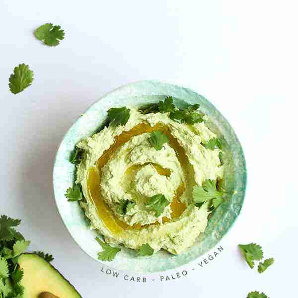 Healthy Keto Avocado Hummus