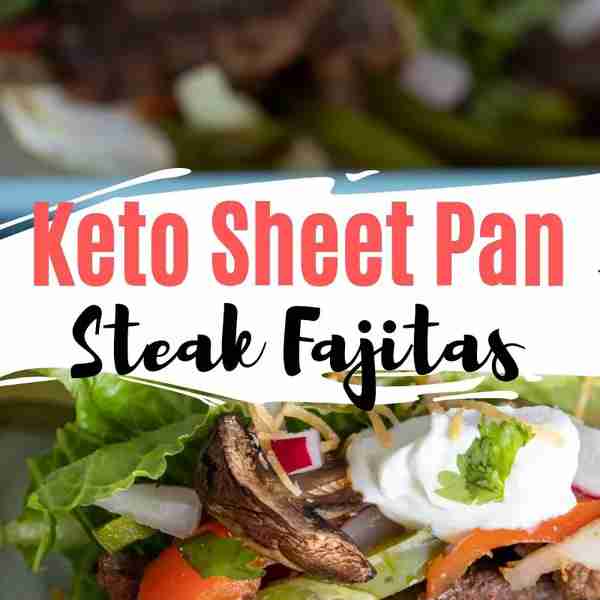 Keto Sheet Pan Steak Fajitas
