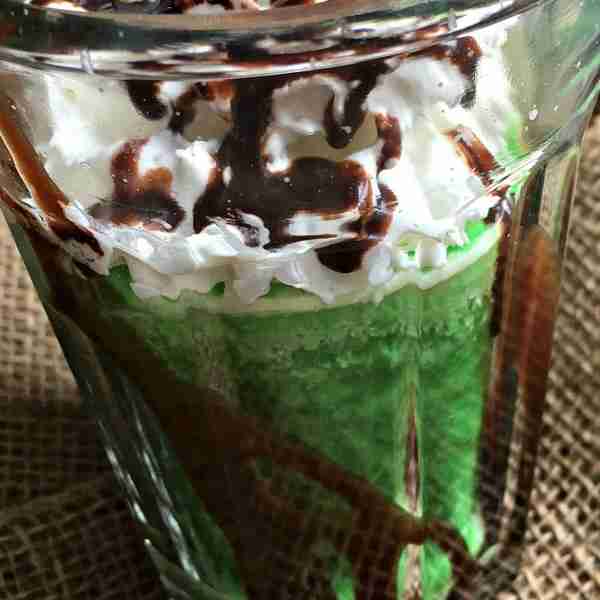 Homemade Shamrock Shake
