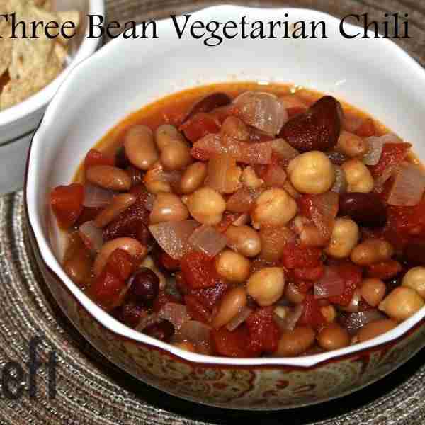 Three Bean Vegetarian Chili – Food B