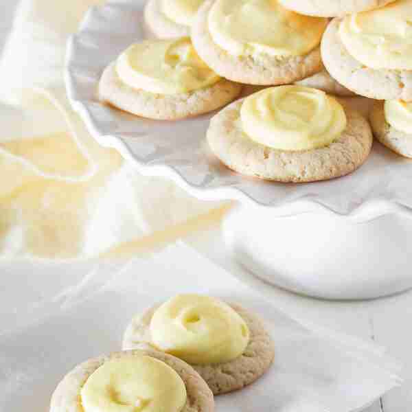 SIMPLE SEMI-HOMEMADE PHILADELPHIA CREAM CHEESE LEMON THUMBPRINT COOKIES