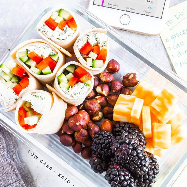 Healthy Keto No-Cook Bento Lunchbox