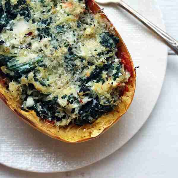 Cheesy Spaghetti Squash Bowls