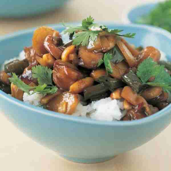 Chicken and peanut stir-fry