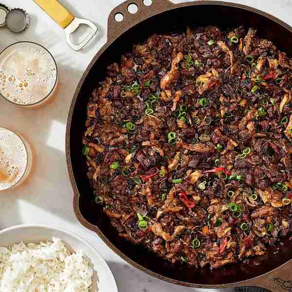 Crispy Mushroom Sisig