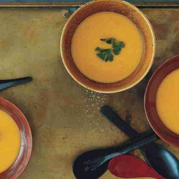 Pumpkin, Corn, and Lemongrass Soup