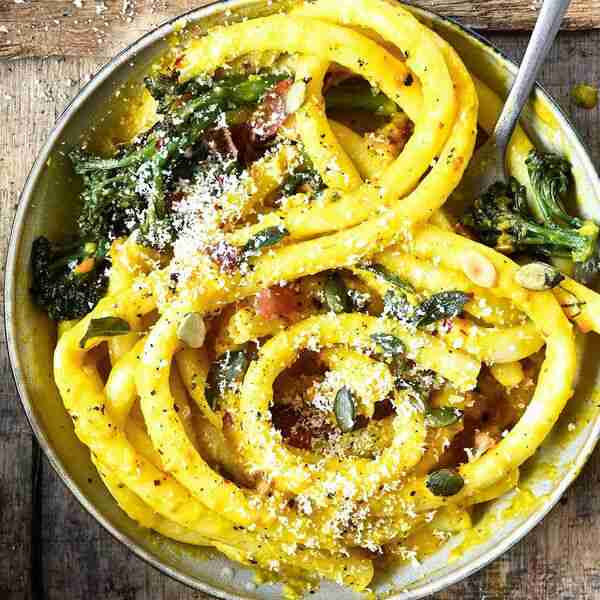 Roasted Pumpkin Mascarpone Pasta