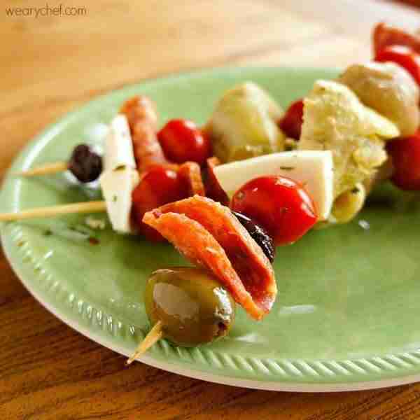 Antipasto Skewers: An Easy Party Food