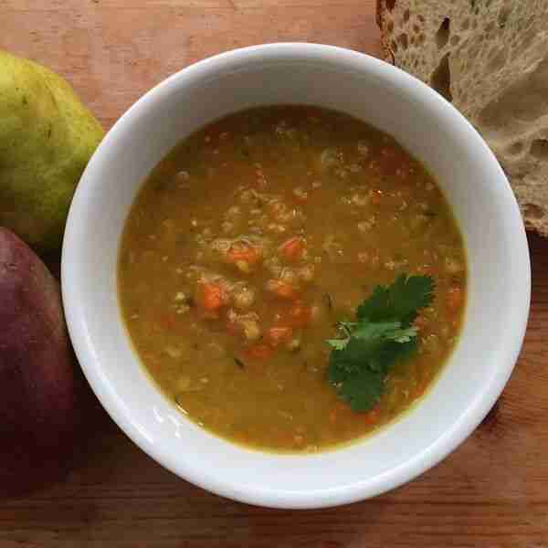 Red Lentil Carrot Soup